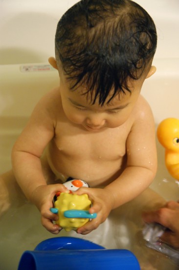 Playing In The Tub