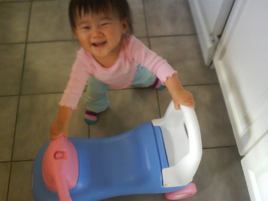 She Loves Her Scooter